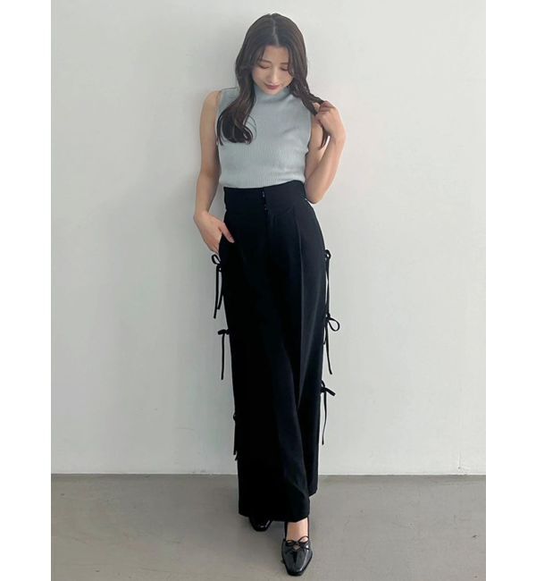 MERCURYDUO「サイドリボンコルセットパンツ」|その他|