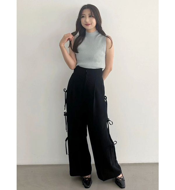 MERCURYDUO「サイドリボンコルセットパンツ」|その他|