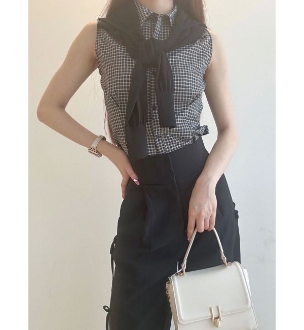 MERCURYDUO「サイドリボンコルセットパンツ」|その他|