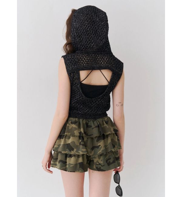 EVRIS「ラメクロップドキャミソール」|キャミソール|