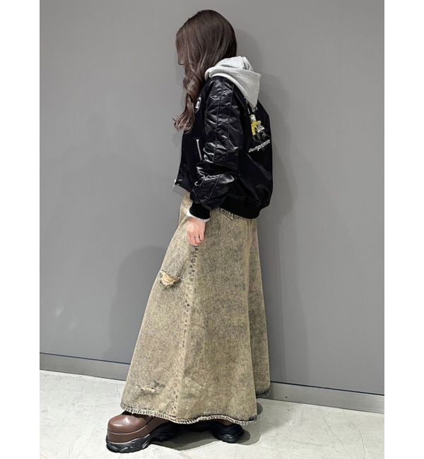 GYDA「【みちょぱコラボ】RIDICULOUS MCPサテンブルゾン」|ブルゾン・スタジャン|