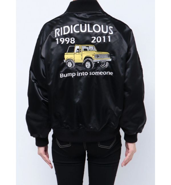 GYDA「【みちょぱコラボ】RIDICULOUS MCPサテンブルゾン」|ブルゾン・スタジャン|