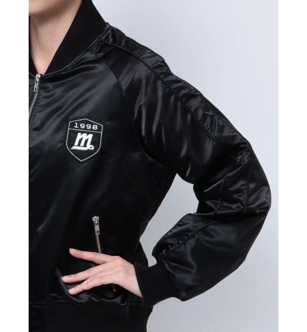 GYDA「【みちょぱコラボ】RIDICULOUS MCPサテンブルゾン」|ブルゾン・スタジャン|