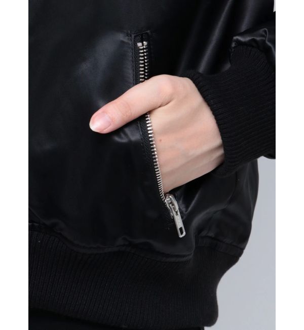 GYDA「【みちょぱコラボ】RIDICULOUS MCPサテンブルゾン」|ブルゾン・スタジャン|