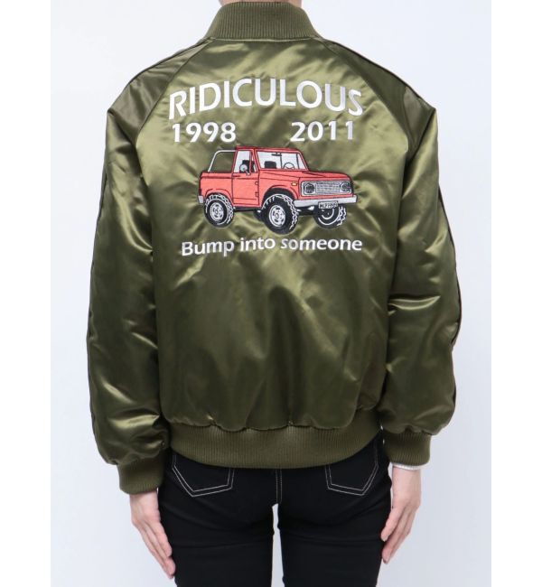 GYDA「【みちょぱコラボ】RIDICULOUS MCPサテンブルゾン」|ブルゾン・スタジャン|