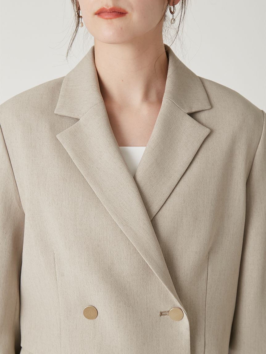 FRAY I.D「クロップドジャケット／UVカット」|テーラードジャケット|