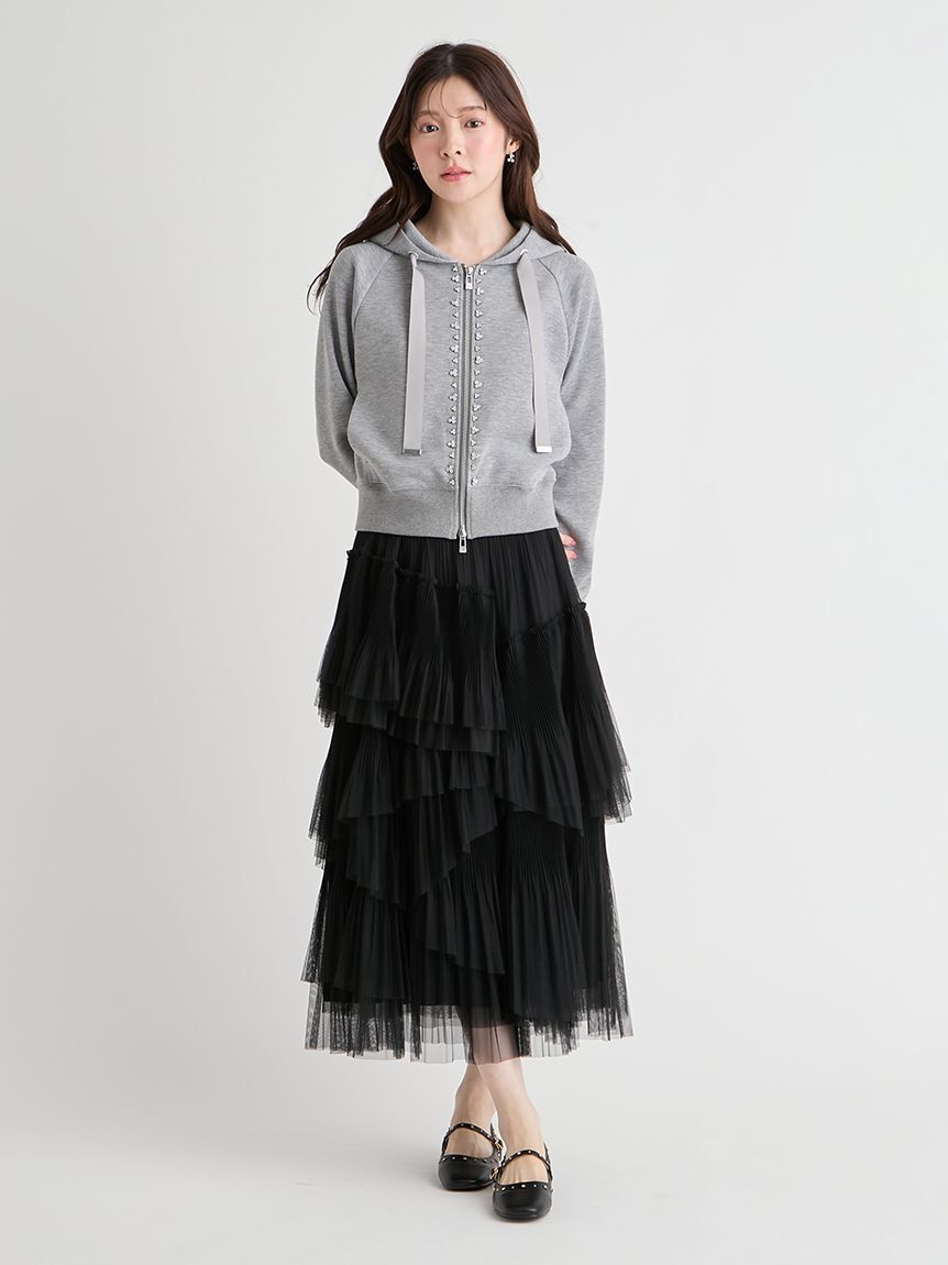 CELFORD「【UVカット】【洗える】フロントビシューフーディー」|パーカー|