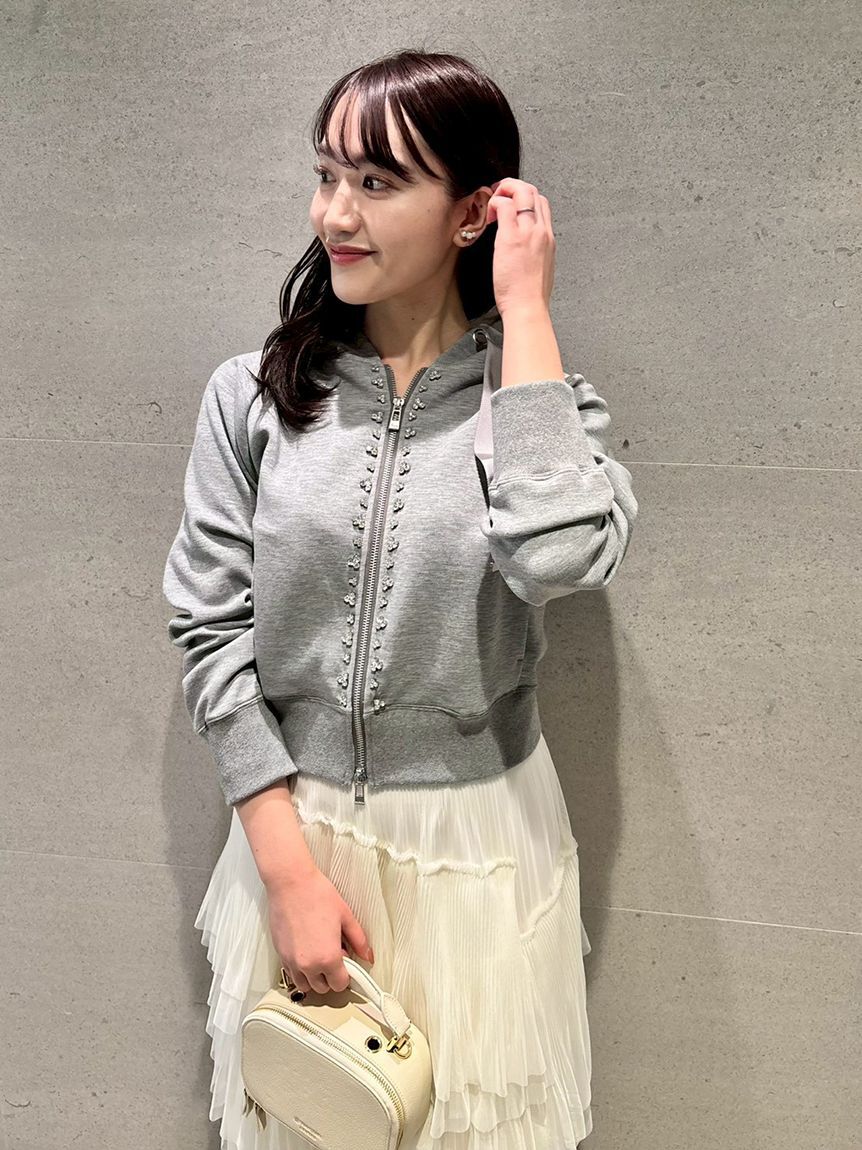 CELFORD「【UVカット】【洗える】フロントビシューフーディー」|パーカー|