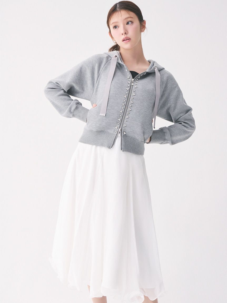 CELFORD「【UVカット】【洗える】フロントビシューフーディー」|パーカー|