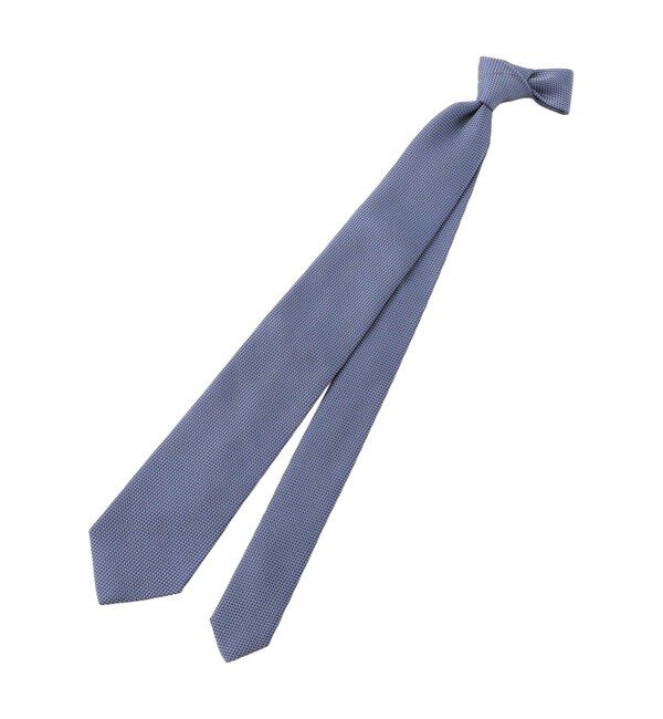 MACKINTOSH PHILOSOPHY「【25年春夏モデル】バスケット レギュラータイ」|ネクタイ・蝶ネクタイ|ブルー