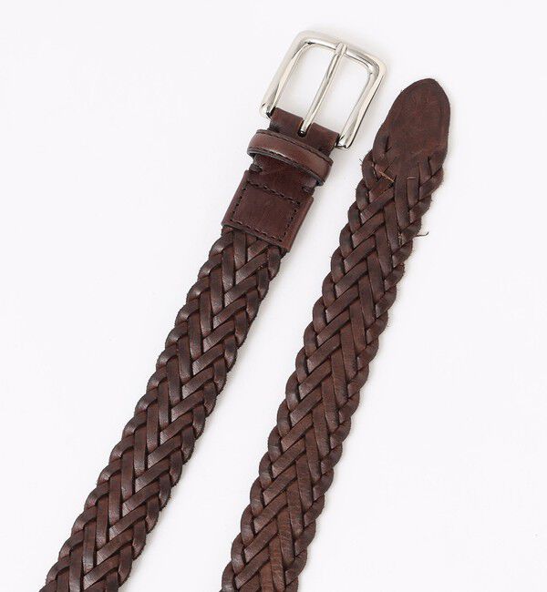 MACKINTOSH PHILOSOPHY「オイルレザーメッシュ カジュアルベルト」|ベルト|