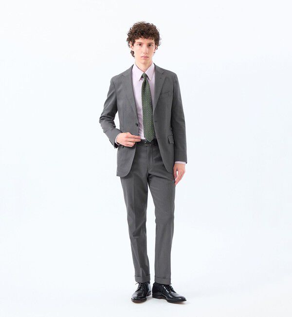 MACKINTOSH PHILOSOPHY「トロッター トラウザーズ #000（ナンバーゼロ）バーズアイストレッチ リサイクル」|スラックス|