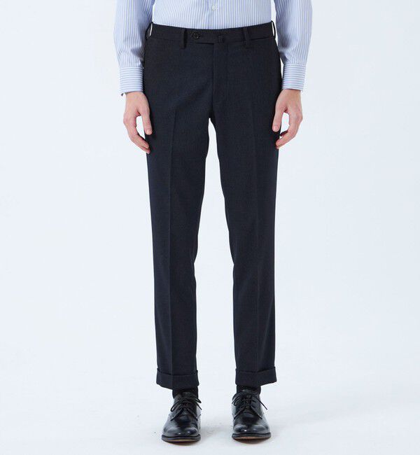 MACKINTOSH PHILOSOPHY「トロッター トラウザーズ ピンヘッドストレッチ」|スラックス|