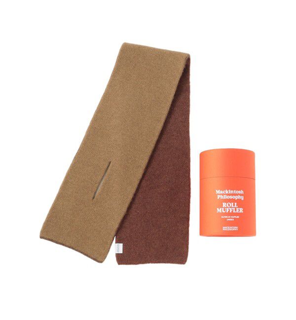 MACKINTOSH PHILOSOPHY「ロールマフラー」|マフラー|ブラウン