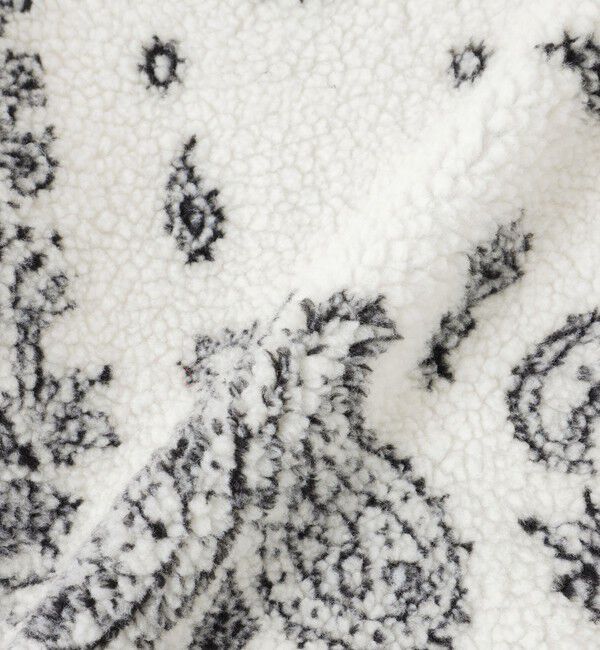  「【Safari12月号掲載】【UNISEX】ペイズリーボアコンビニットカーデ」|ニット・セーター|