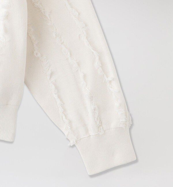  「バーティカルカットジャカードプルオーバー」|ニット・セーター|