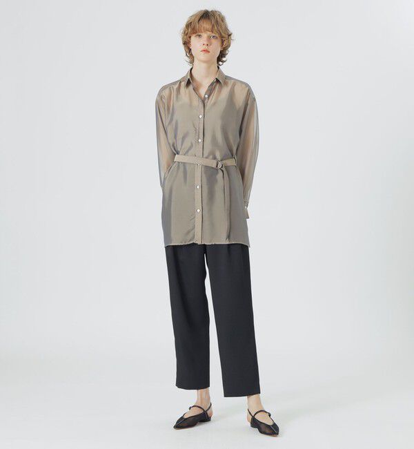 「シフォンジーシアーシャツ」|シャツ・ブラウス|