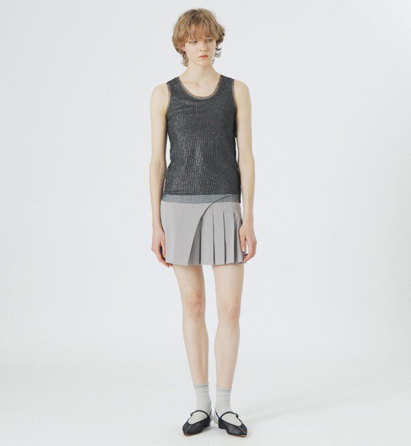  「ラメチュールタンクトップ」|Tシャツ・カットソー|