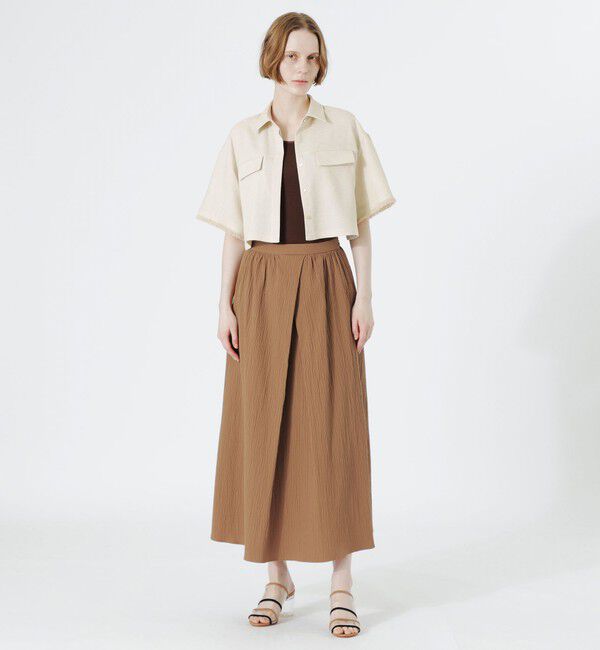  「フリンジハーフスリーブシャツ」|シャツ・ブラウス|