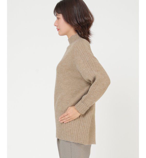 ikka「ハイネックバックスリットプルオーバー」|プルオーバー|