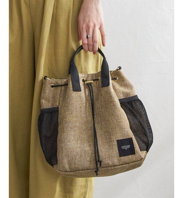 ikka「【雑誌InRed5月号掲載】ポリジュート2WAY巾着バッグ」|その他|