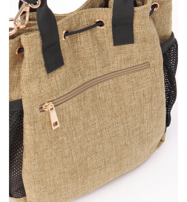 ikka「【雑誌InRed5月号掲載】ポリジュート2WAY巾着バッグ」|その他|