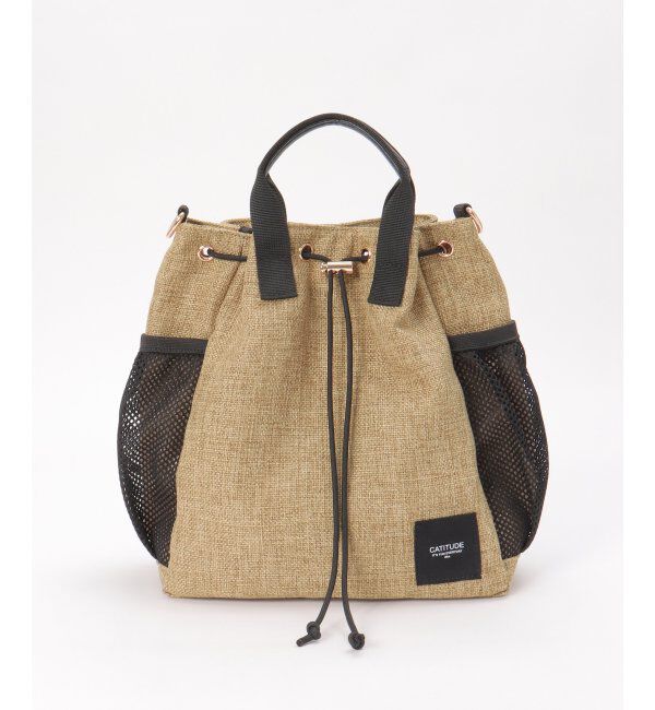 ikka「【雑誌InRed5月号掲載】ポリジュート2WAY巾着バッグ」|その他|