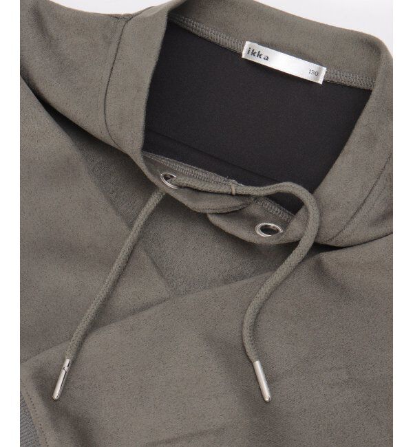 ikka kids「【親子コーデ】フェイクスエードルーイカラーレイヤードプルオーバー（120~160cm）」|Tシャツ・カットソー|