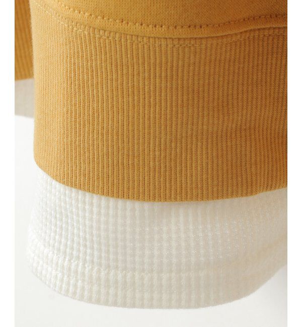 ikka kids「裏起毛レイヤードワッペントレーナー（120~160cm）」|Tシャツ・カットソー|