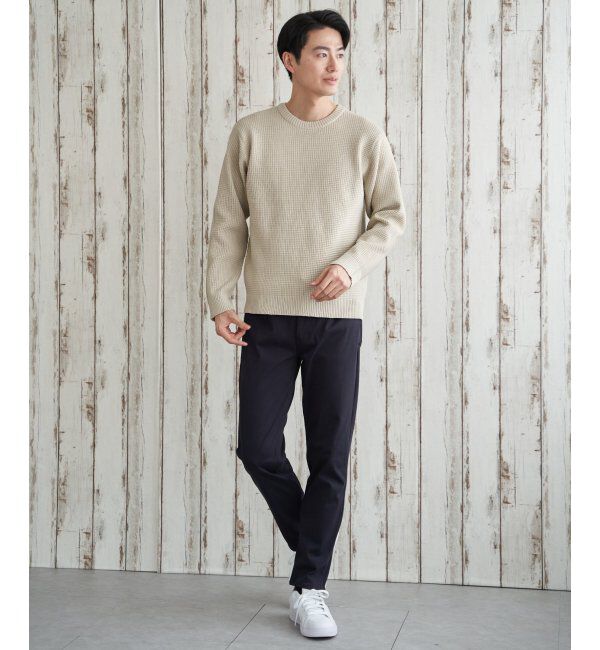 ikka「【2点セット】GOKU楽ニットクルーインナーセット」|プルオーバー|