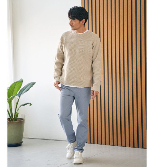 ikka「【2点セット】GOKU楽ニットクルーインナーセット」|プルオーバー|