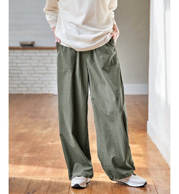 ikka「【雑誌InRed5月号】ドライテックチノベイカーパンツ　【接触冷感／速乾】」|チノ|