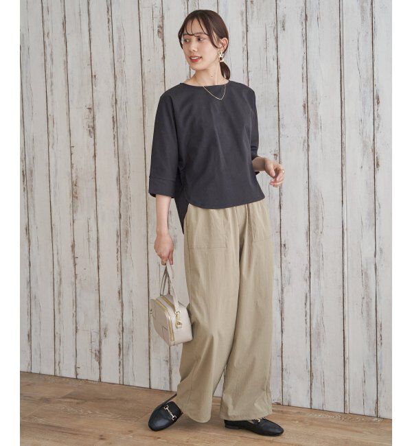 ikka「【雑誌InRed5月号】ドライテックチノベイカーパンツ　【接触冷感／速乾】」|チノ|