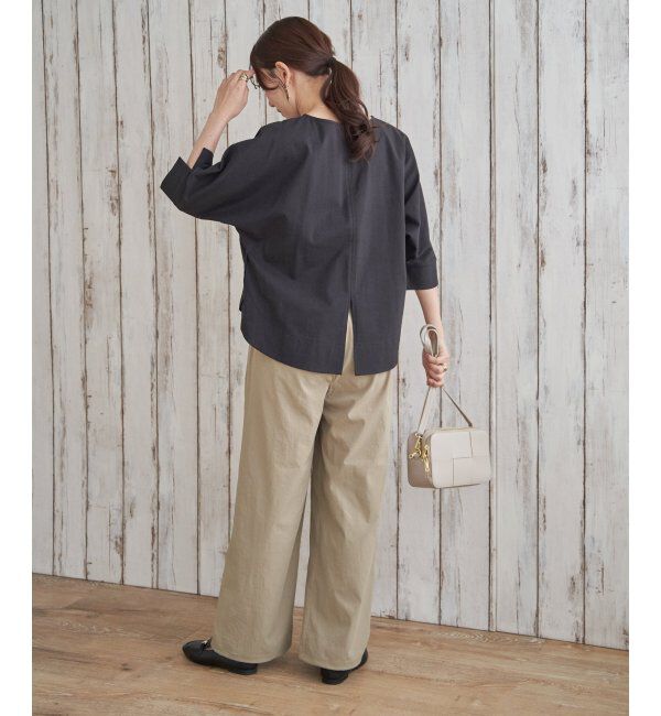 ikka「【雑誌InRed5月号】ドライテックチノベイカーパンツ　【接触冷感／速乾】」|チノ|