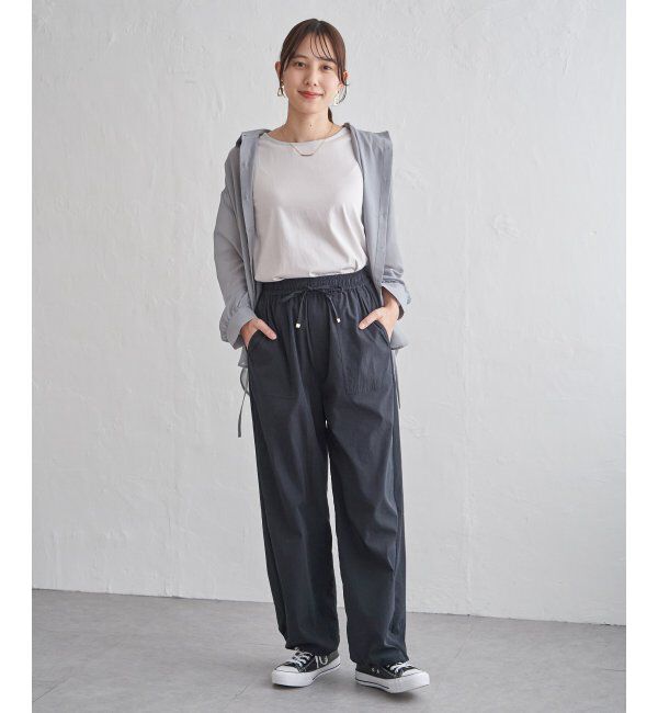 ikka「【雑誌InRed5月号】ドライテックチノベイカーパンツ　【接触冷感／速乾】」|チノ|