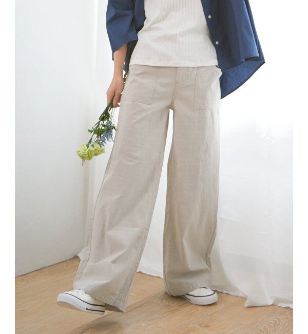 Lbc with Life「コットンシャンブレーベーカーパンツ」|その他|