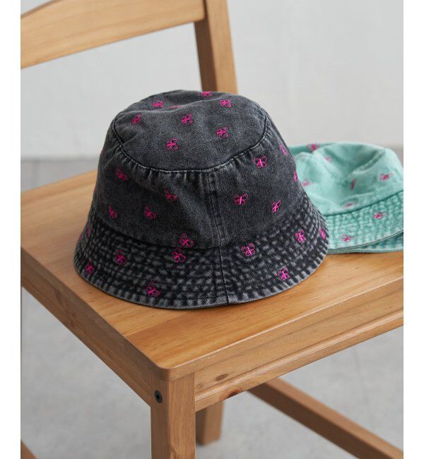 VENCE share style「バタフライデニムハット」|その他|ブラック