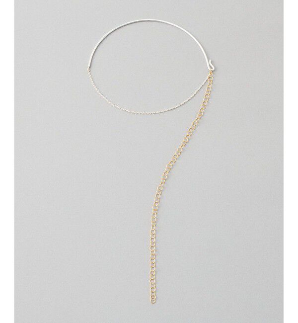 Jouete「【先行予約】[スカーフチョーカー] バブルチェーン コンビカラー」|ネックレス|ゴールド系その他