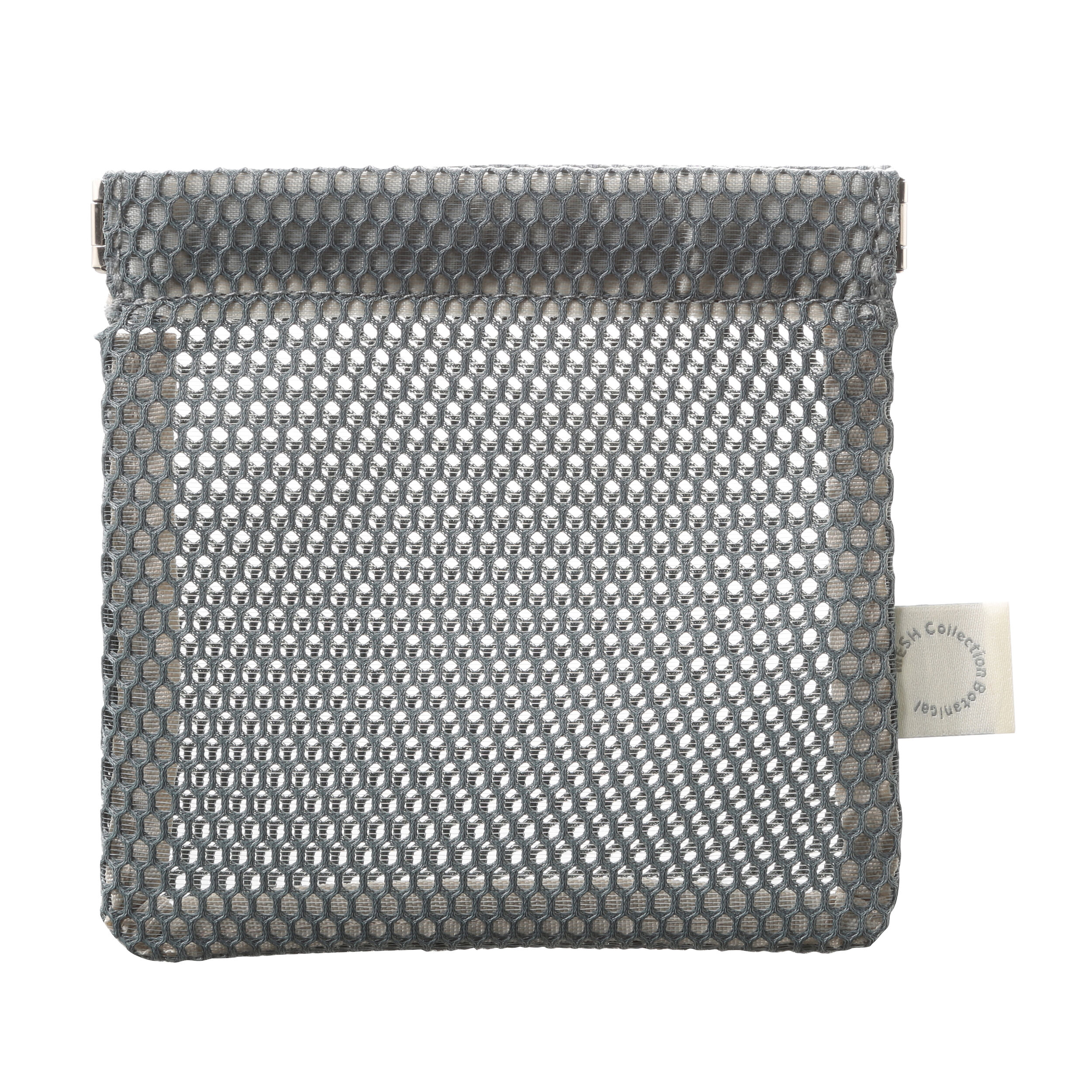  「バネグチポーチ／メッシュコレクション」|ポーチ|グレー