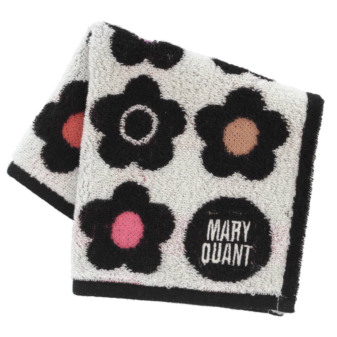  「MARY QUANT タオルハンカチ＜カラフルデイジー＞」|タオル|アイボリー