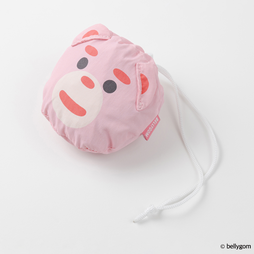  「BELLYGOM 巾着収納エコバッグ」|エコバッグ|