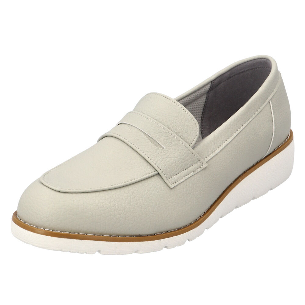 BACKYARD FAMILY「パンジー 靴 レディース FD100 通販 Pansy ローファー スリッポン おしゃれ 軽量」|スリッポン|グリーン1