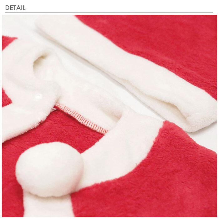 BACKYARD FAMILY「赤ちゃん クリスマス 服 通販 サンタ 衣装 サンタクロース マント ポンチョ ベビー服 女の子」|その他ベビーウェア|