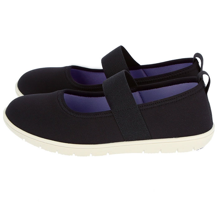 BACKYARD FAMILY「パンプス ストラップ 通販 軽量 軽い フラット フィット 履きやすい 歩きやすい ストレッチ」|パンプス|