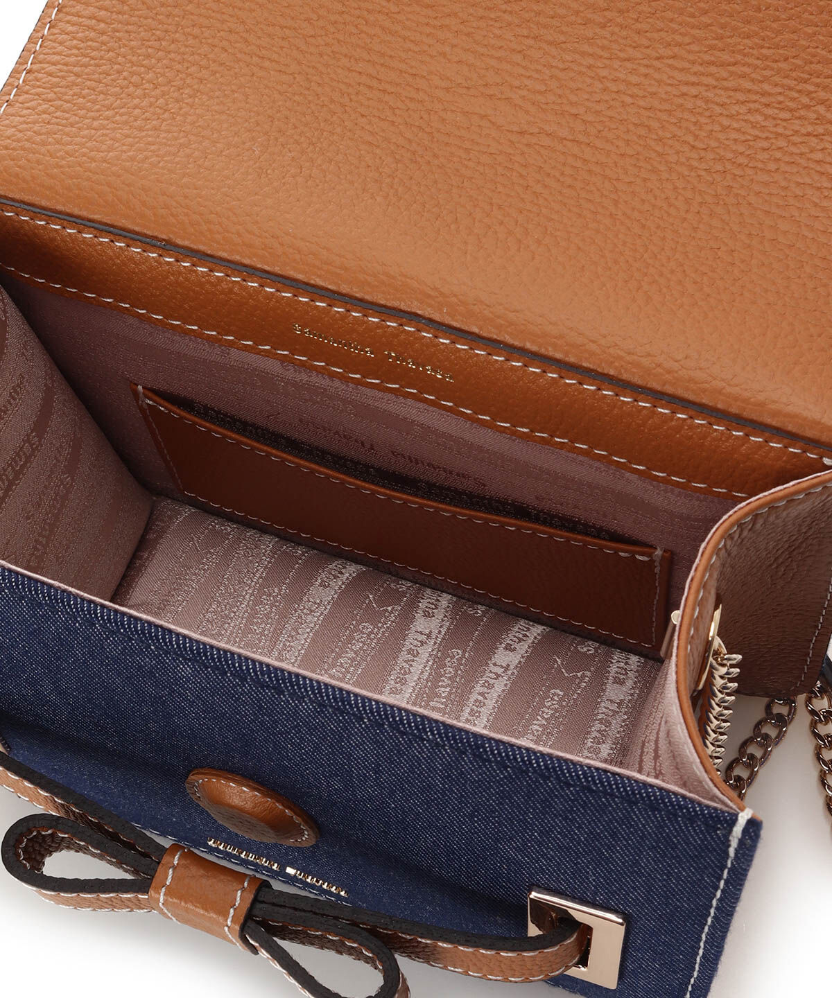 Samantha Thavasa「デニム調エムシュシュⅢ ショルダーバッグ 小サイズ」|ショルダー・メッセンジャー|