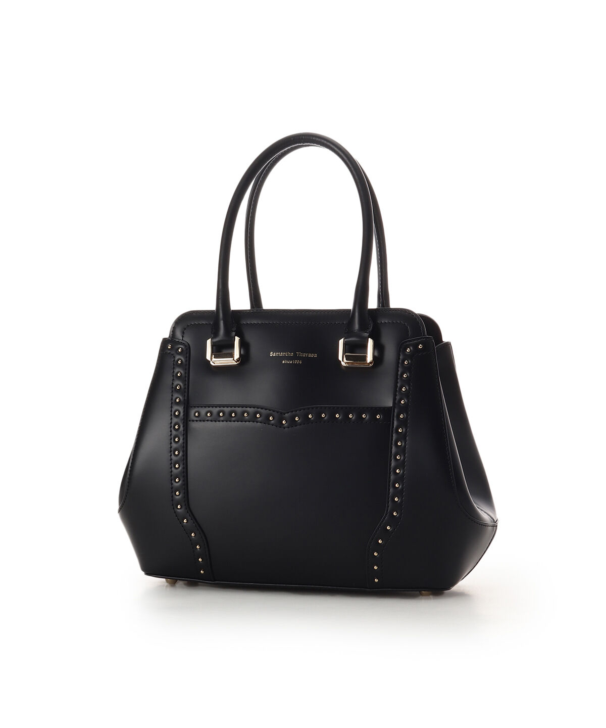 Samantha Thavasa「スタッズレザーハンドバッグ」|ハンドバッグ|