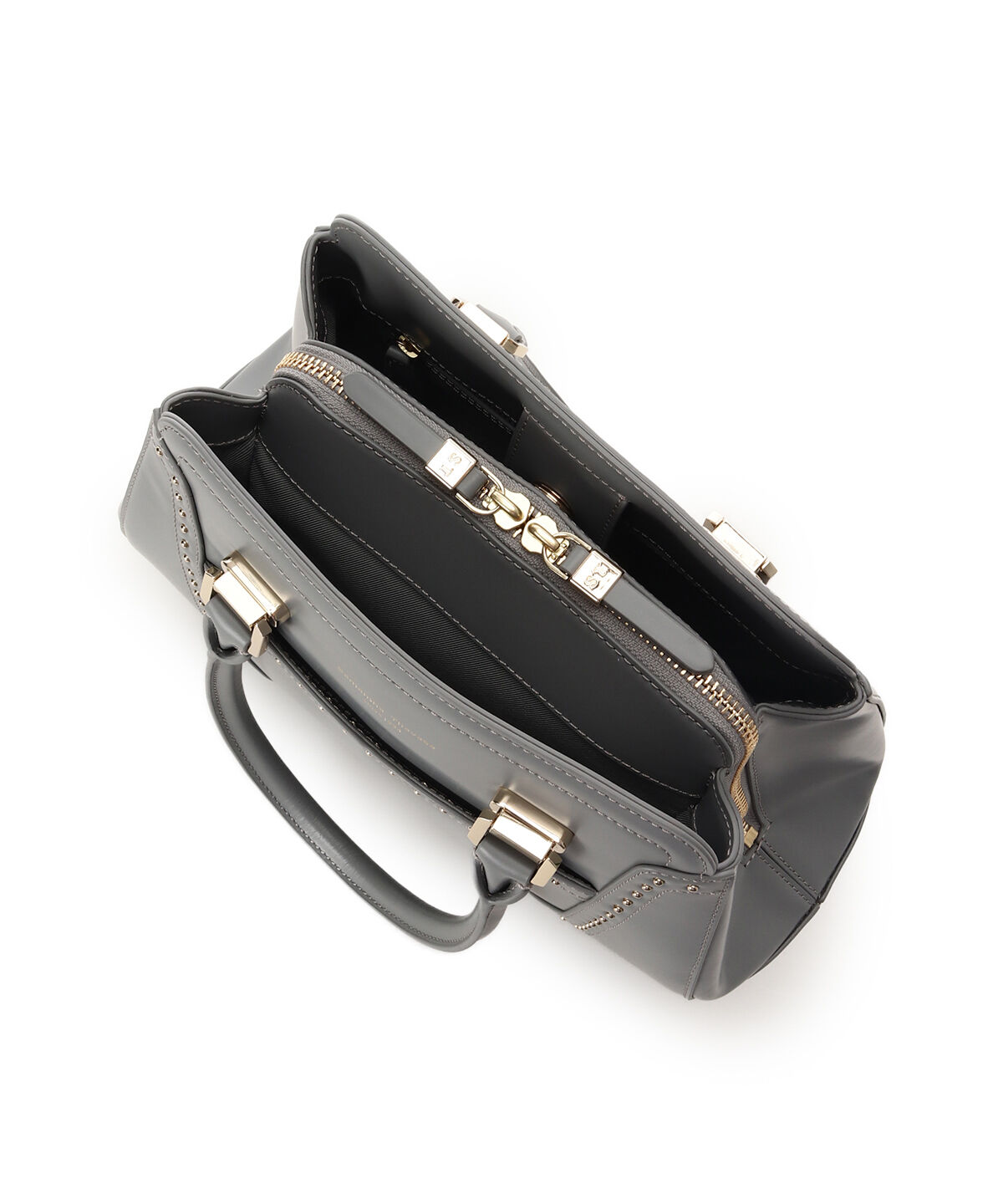 Samantha Thavasa「スタッズレザーハンドバッグ」|ハンドバッグ|