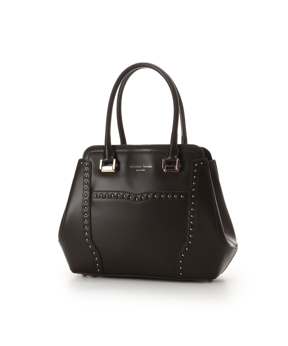 Samantha Thavasa「スタッズレザーハンドバッグ」|ハンドバッグ|