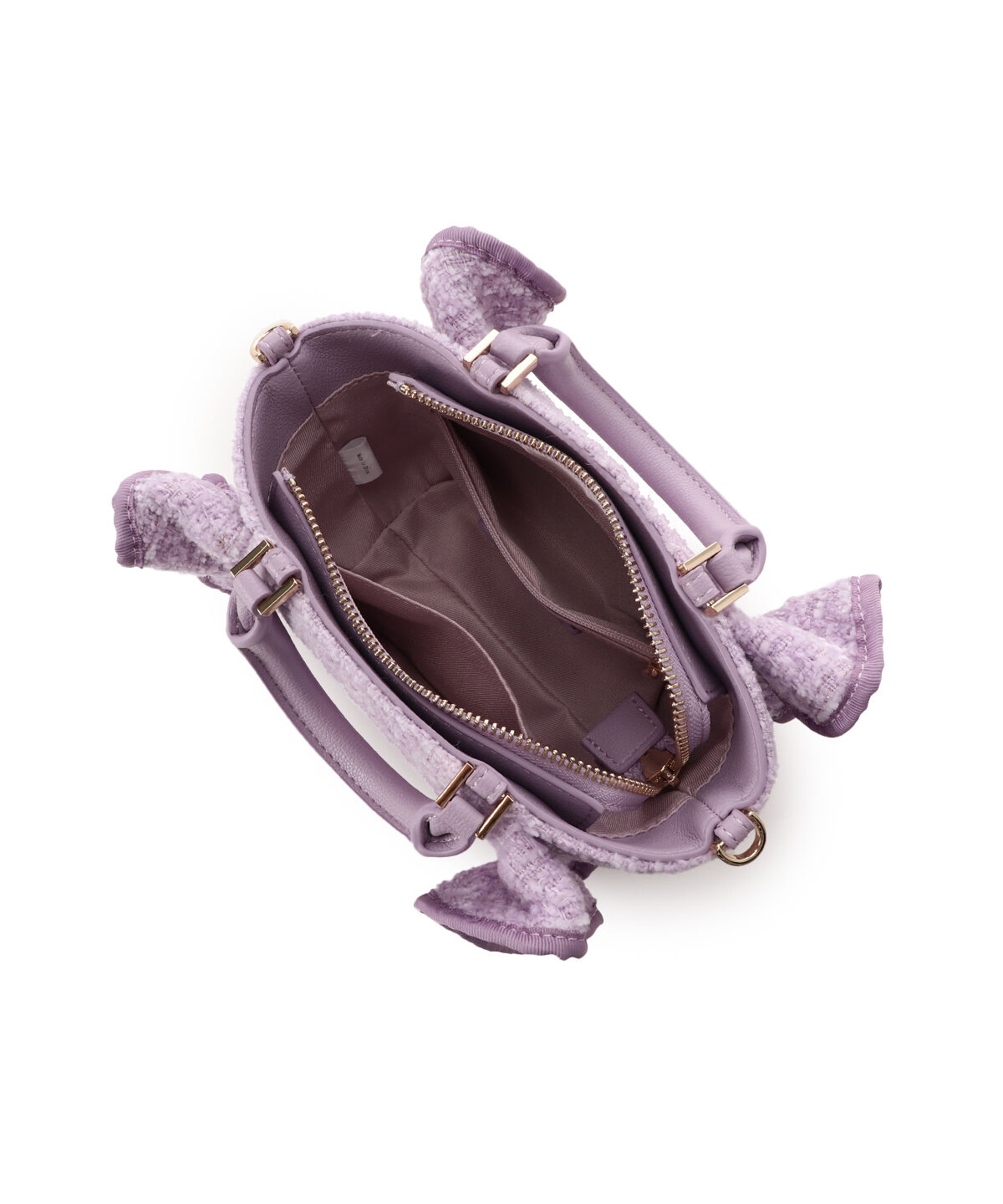 Samantha Vega「ツイードフリルミニショルダーバッグ」|ショルダー・メッセンジャー|