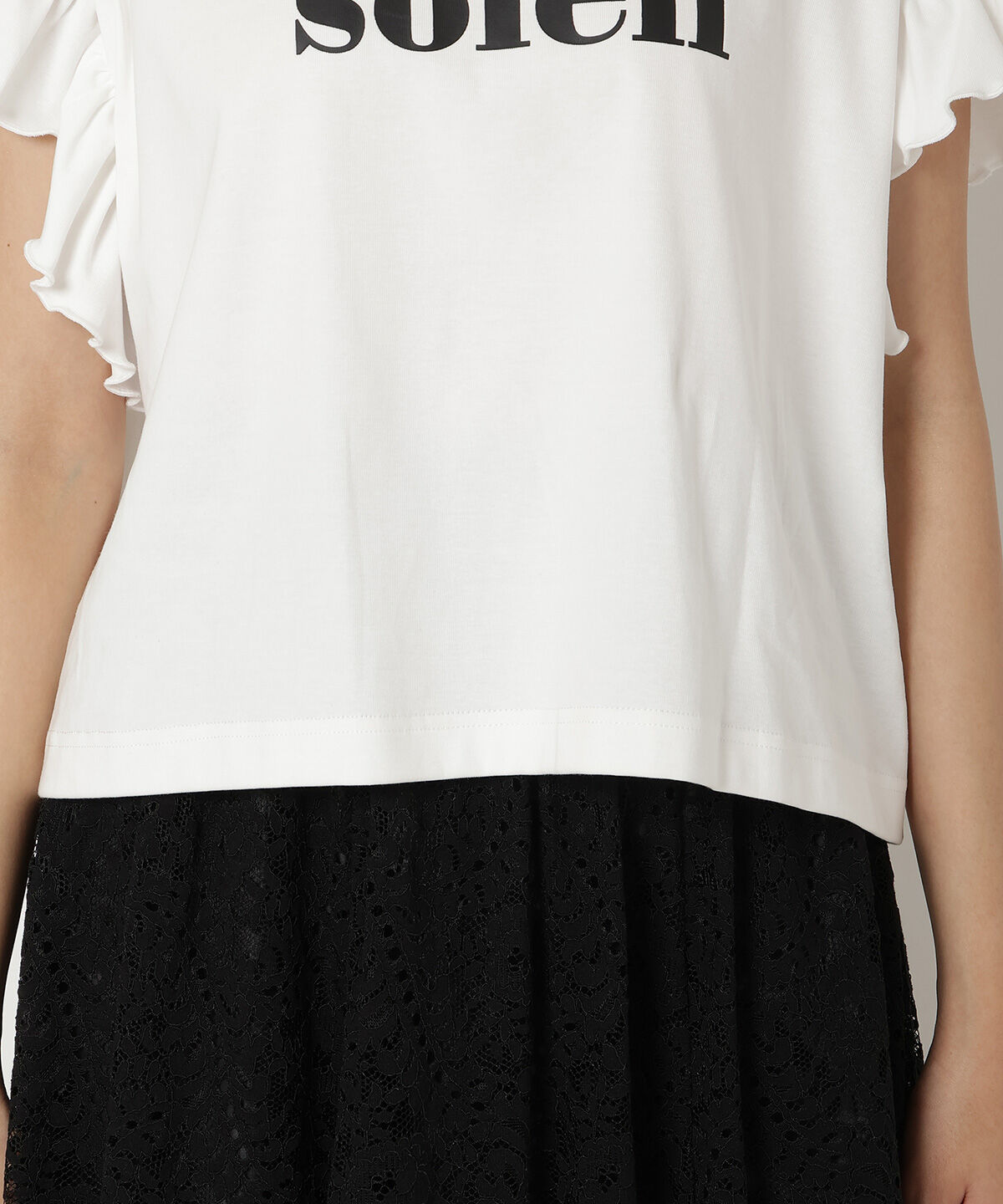 REDYAZEL「フリル袖Tシャツ」|Tシャツ・カットソー|